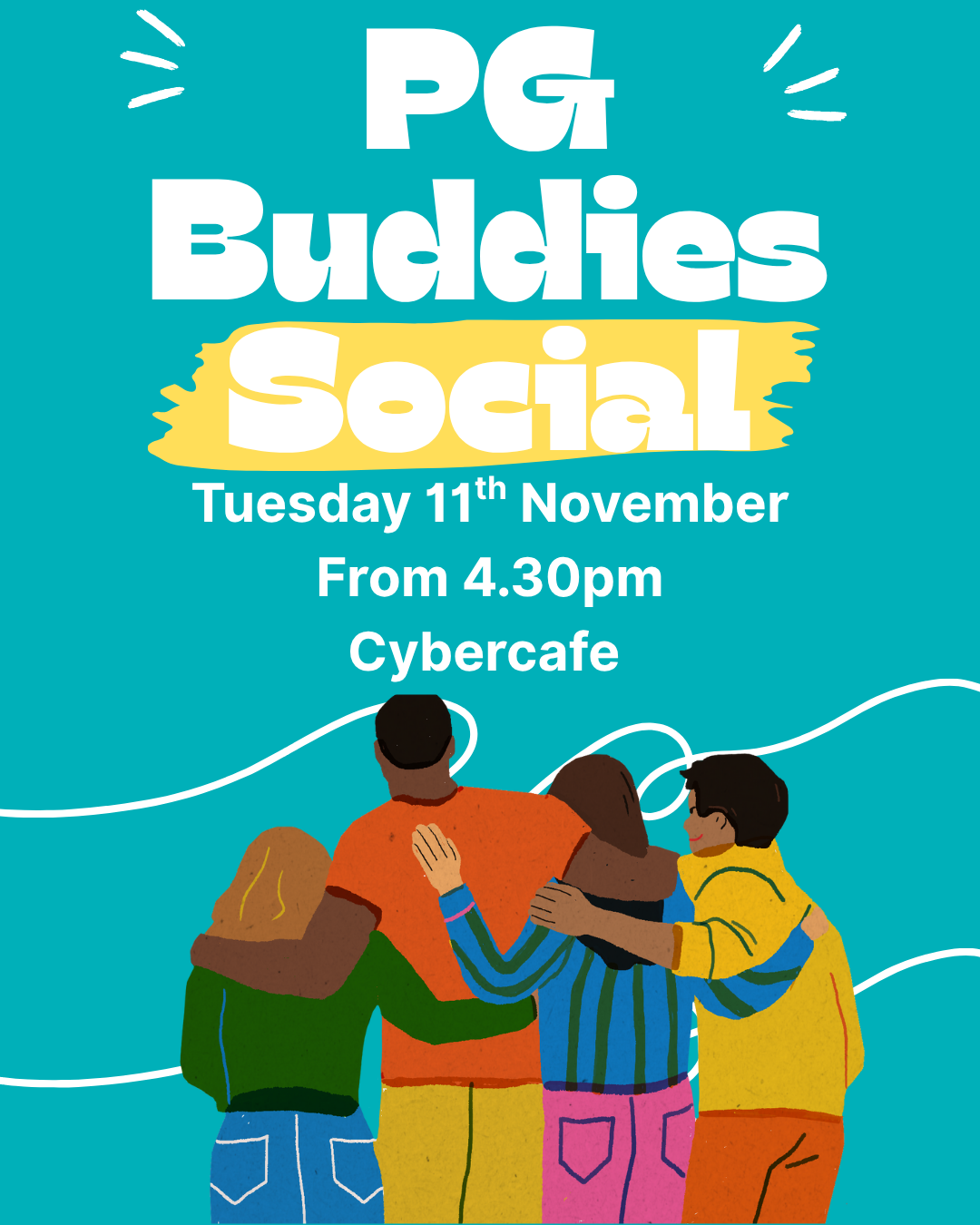 Buddies Social 2025 flyer
